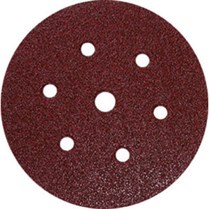 Fox Dischi Abrasivi Velcro 150mm 17 Fori G24 – Corindone Per Levigatrici Rotorbitali (25 Pezzi)