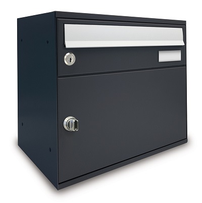 Cassetta Metallica Serrature Scatola Alluminio Alubox 18 Litri Nera - Cassetta Metallica Con Serrature Chiusura Leva Sicura - Foto 3