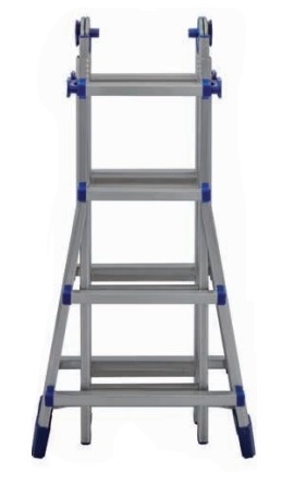 Scala Domestica 5 Gradini CRISCUOLO - Portata 120 Kg, Antiscivolo, Pieghevole Per Casa E Ufficio - Foto 6