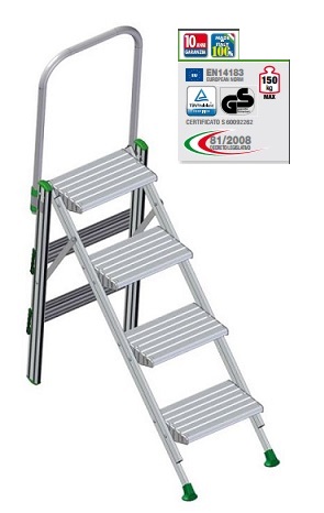 Sgabello gradini con protezione modello Plio Facal Vanzo