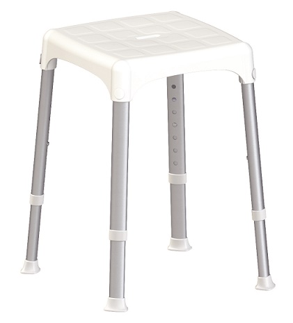 WENKO Sgabello Da Bagno Fondi In Legno Di Acacia Massello - 60x39x30 Cm, FSC®, Marrone, Multiuso E Resistente All'Umidità