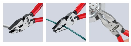 Pinza Universale Knipex 180mm - Bicomponente Bonderizzata Per Lavori Pesanti - Foto 8