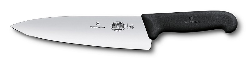 Victorinox Coltello Da Cucina Fibrox 18 Cm: Lama In Acciaio Inox E Manico Ergonomico Antiscivolo