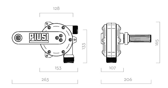 Pompa freno doppio effetto per fiat 126