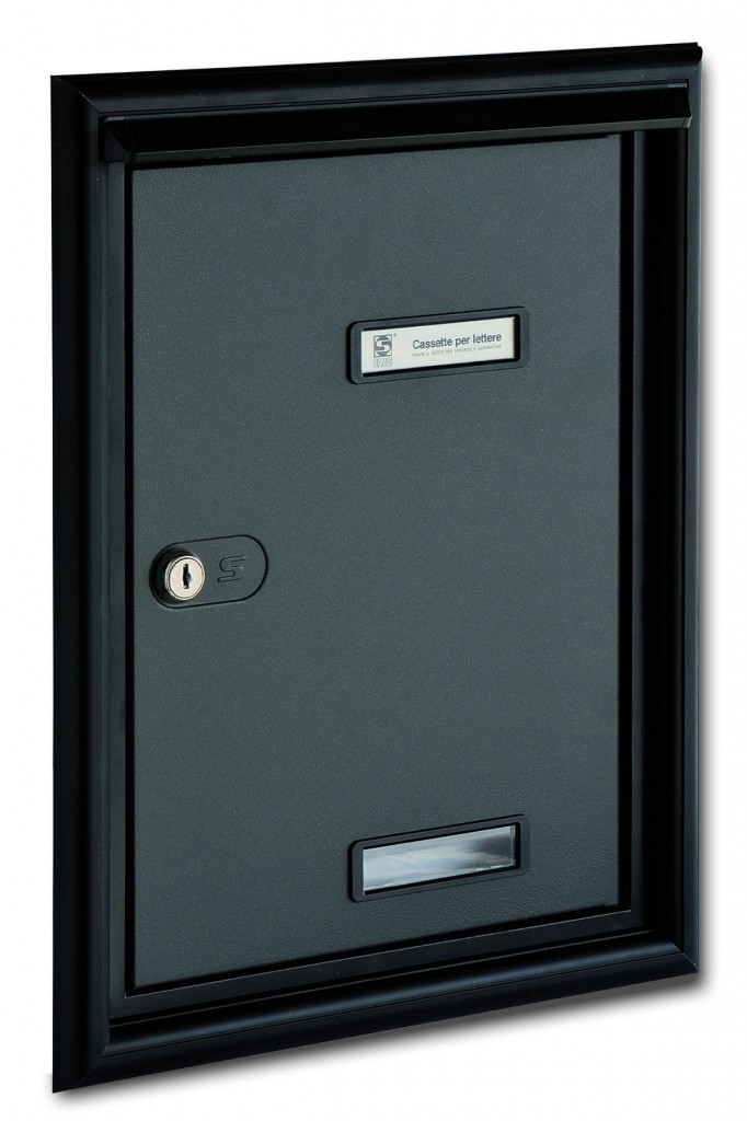 Serratura Tavellino Posta Sportello Posta In Acciaio Inox 380x280mm - Chiusura A Tavellino Con Chiave Sportello Posta 380x280 - 6