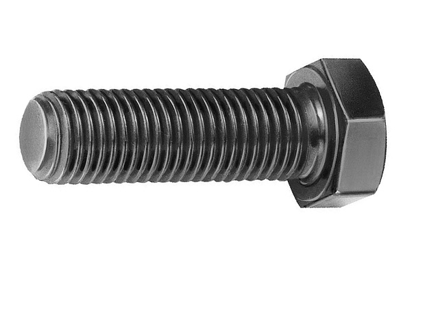 2 X Vite Testa Esagonale M8, 8MA X 35 Mm UNI 5739 DIN 933 Acciaio Zincato Bianco - Foto 8