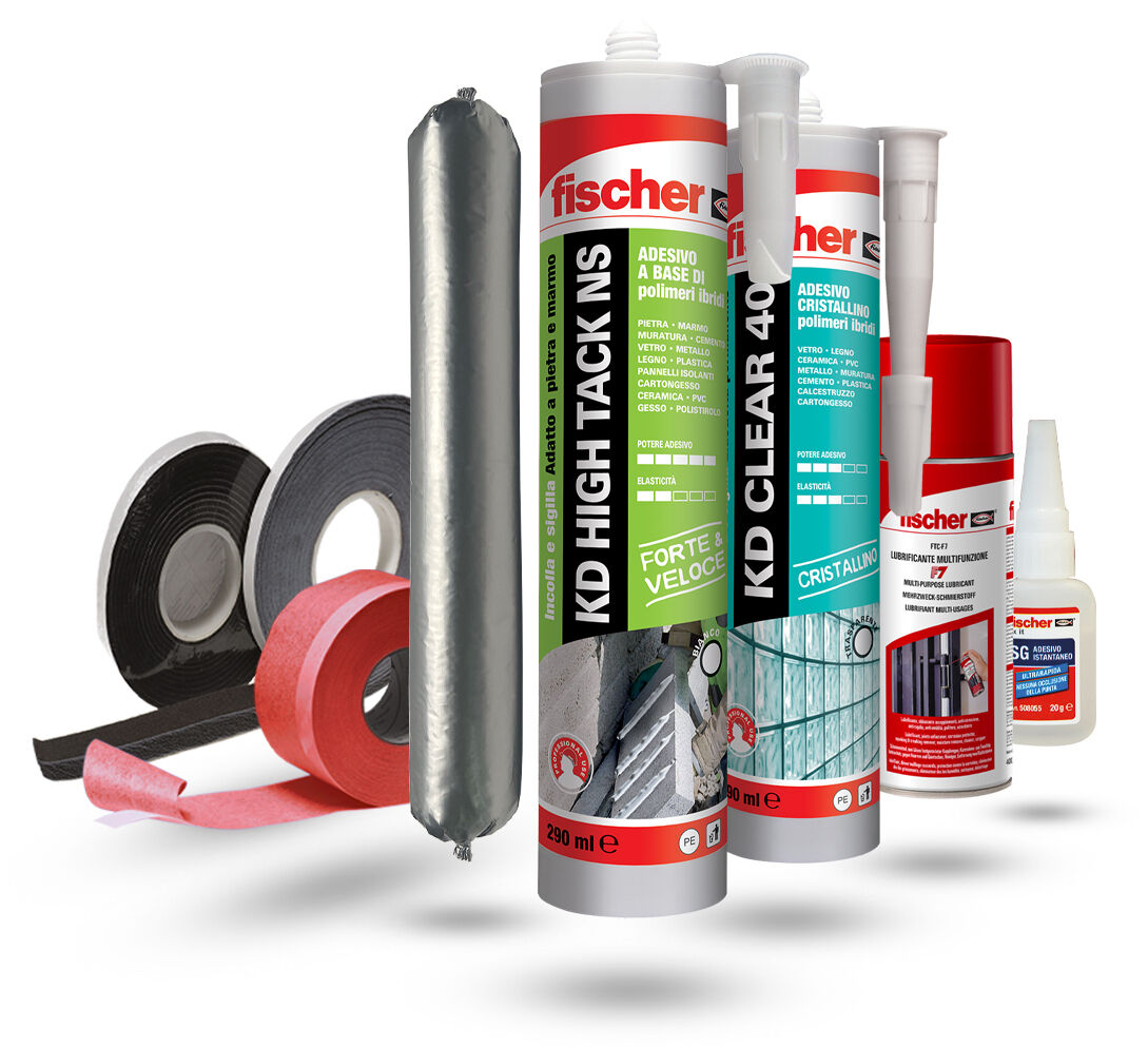 Adesivi, nastri e spray Fischer