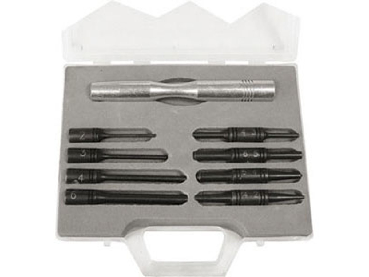 Punzone Centro Automatico Silverline 196555 - Acciaio Temprato, Lunghezza 130 Mm - Foto 4