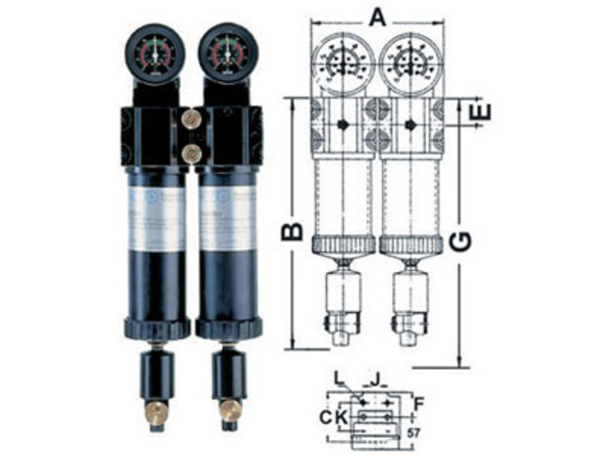 Dupla Spugna Filtrante per Filtro Perfect Clean - Italia