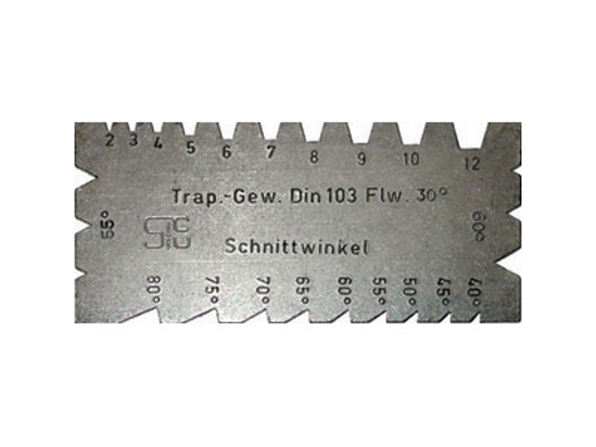 Pettine Per Filettature Whitworth 10-24 - Strumento Per Misura E Riparazione Filetti