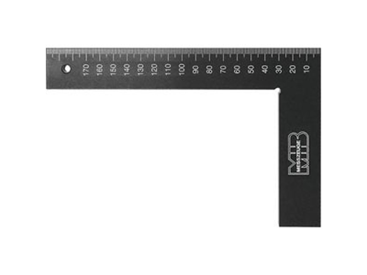 Squadra Professionale In Alluminio Anodizzato 50/45° – Incisione Di Precisione, Bordo Smussato, Millimetrata Fino A 34 Cm Con Ipotenusa 50 Cm – Italgraf