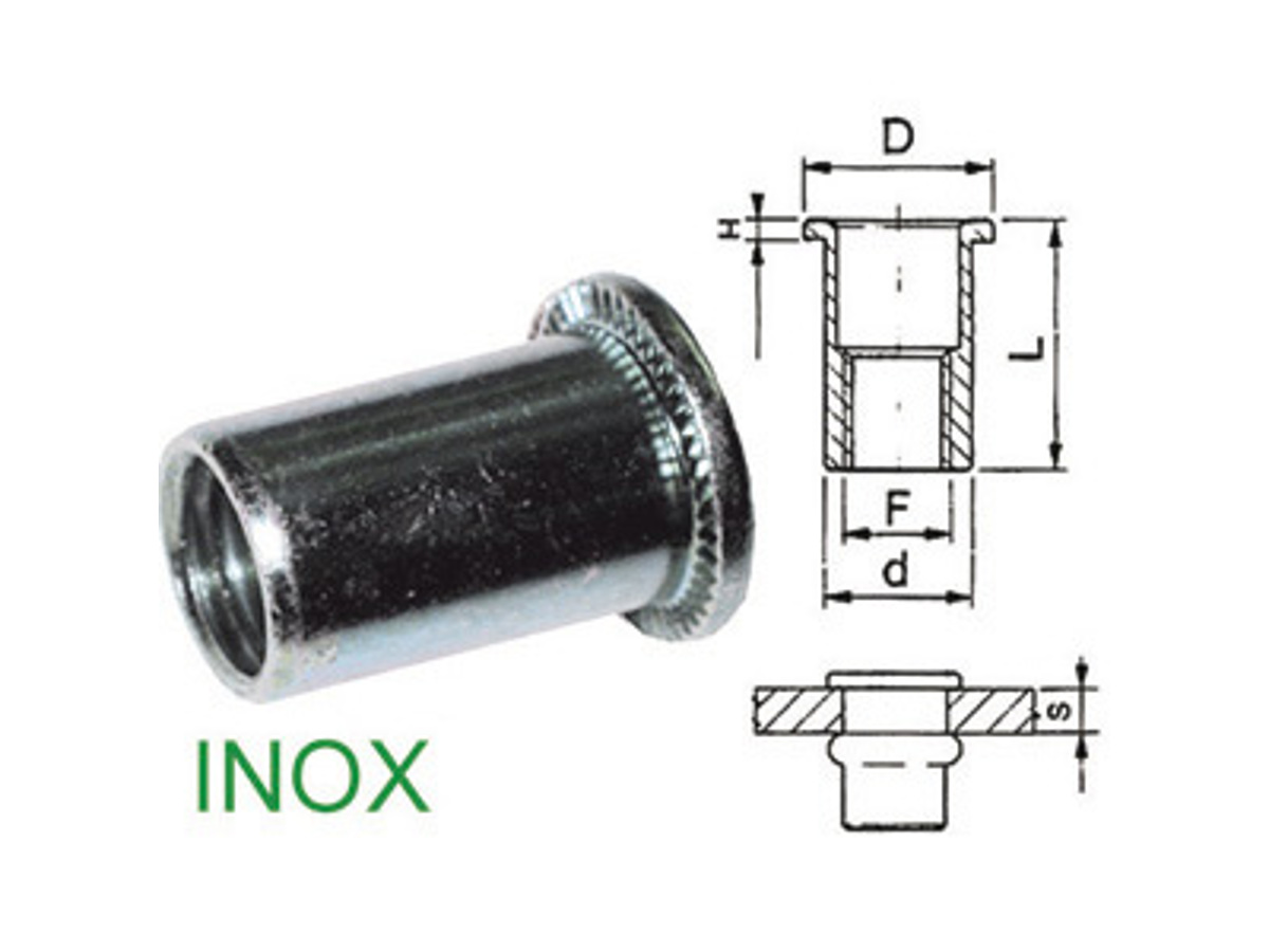 85 Pezzi Inserti Filettati Dado, 1/4x15(M6*15)Rivetti Filettati - Foto 12