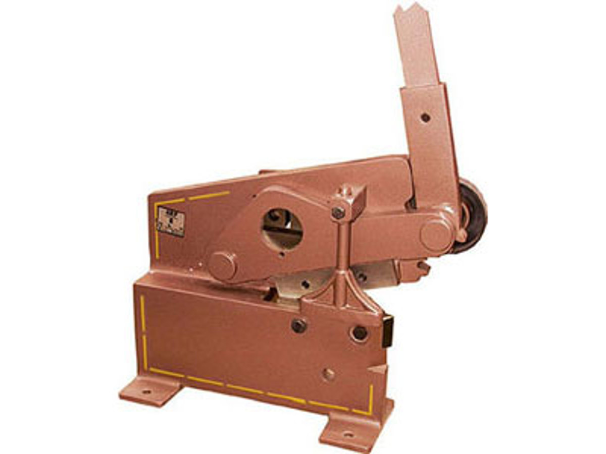 Cesoia A Leva Per Lamiera 125mm – Tagliaferro Manuale Con Morsetto Per Ferro Piatto E Tondo