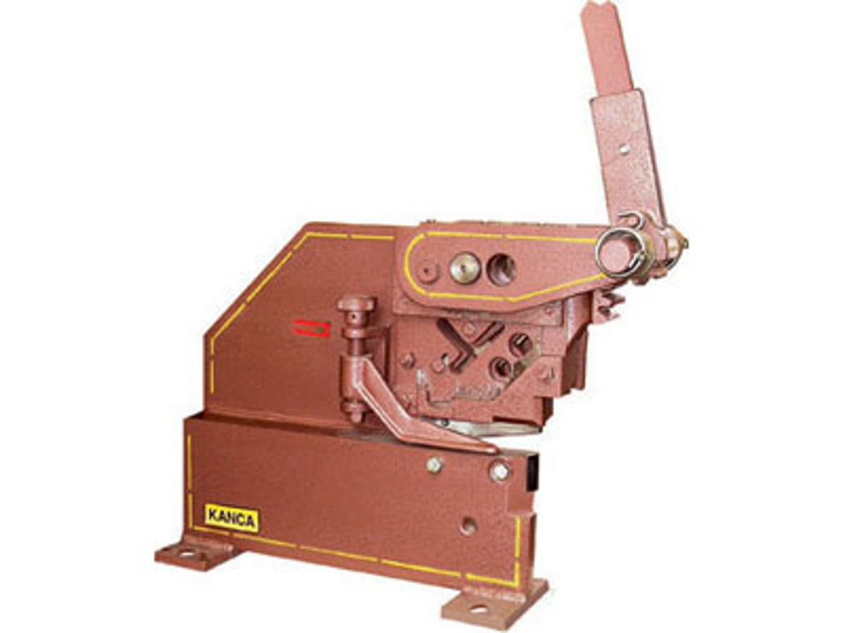 Cesoia A Leva Per Lamiera 125mm – Tagliaferro Manuale Con Morsetto Per Ferro Piatto E Tondo