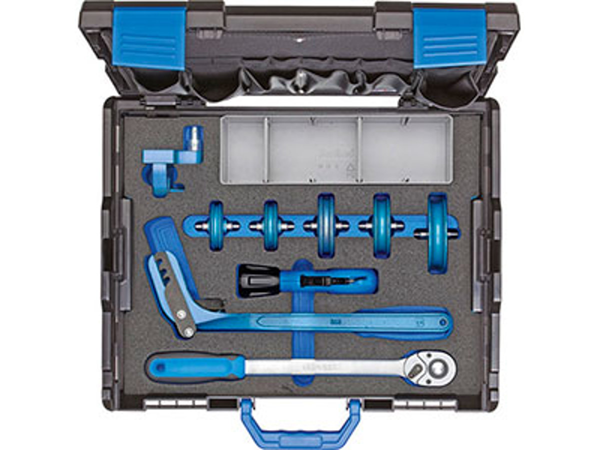 1936047 CURVATUBI MANUALE Universale Per Tubi D'Acciaio EUR 191,99 - Foto 3