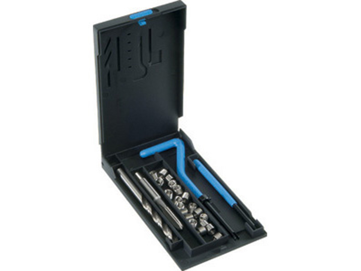 Eclipse Professional Tools 2745 Kit Per Inserti Filettati, Utensile Manuale Con 4 Mandrini (4, 5, 6, 8 Mm) Per Riparazioni Lamiera