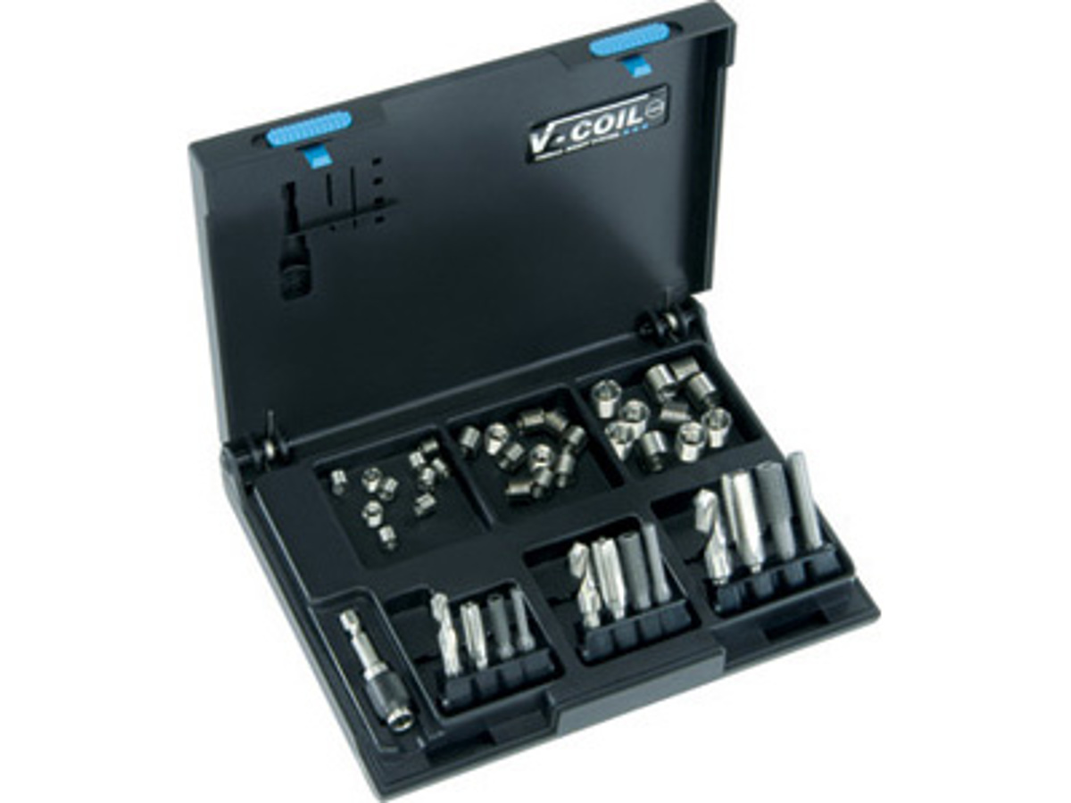 Inserti Filettati V-COIL M5x0.8 In Acciaio Inox, Tipo S, Lunghezza 1.0-3.0 D (DIN 8140)