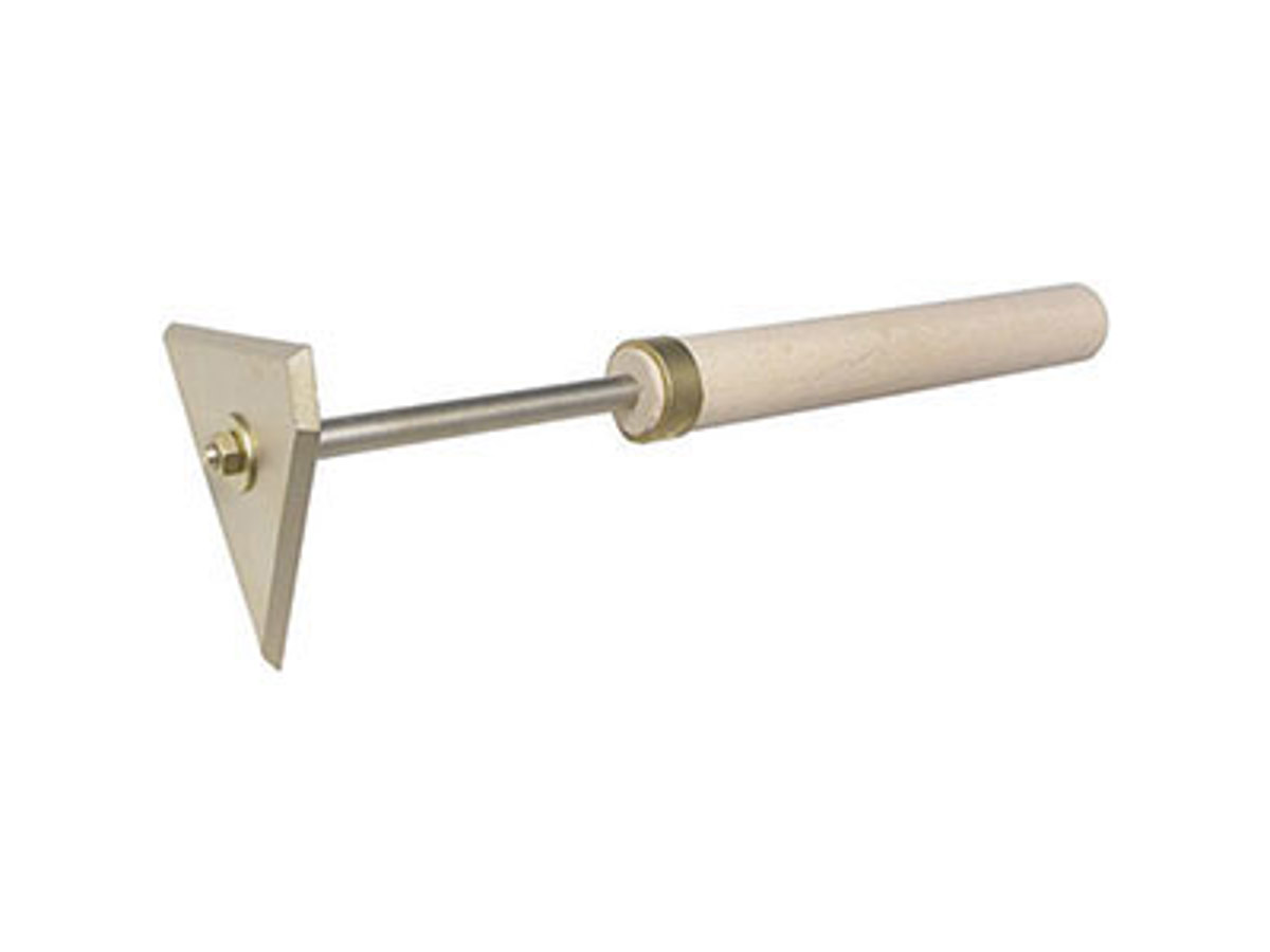 Grattec GT-D75 Raschietto Triangolare In Acciaio - 3,2 X 75 Mm Per Rimozione Fine Materiale - 2