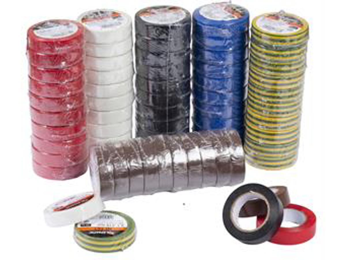 Nastro Isolante Vari Colori PVC 10 Rotoli Adesivo Sigillante - Foto 6
