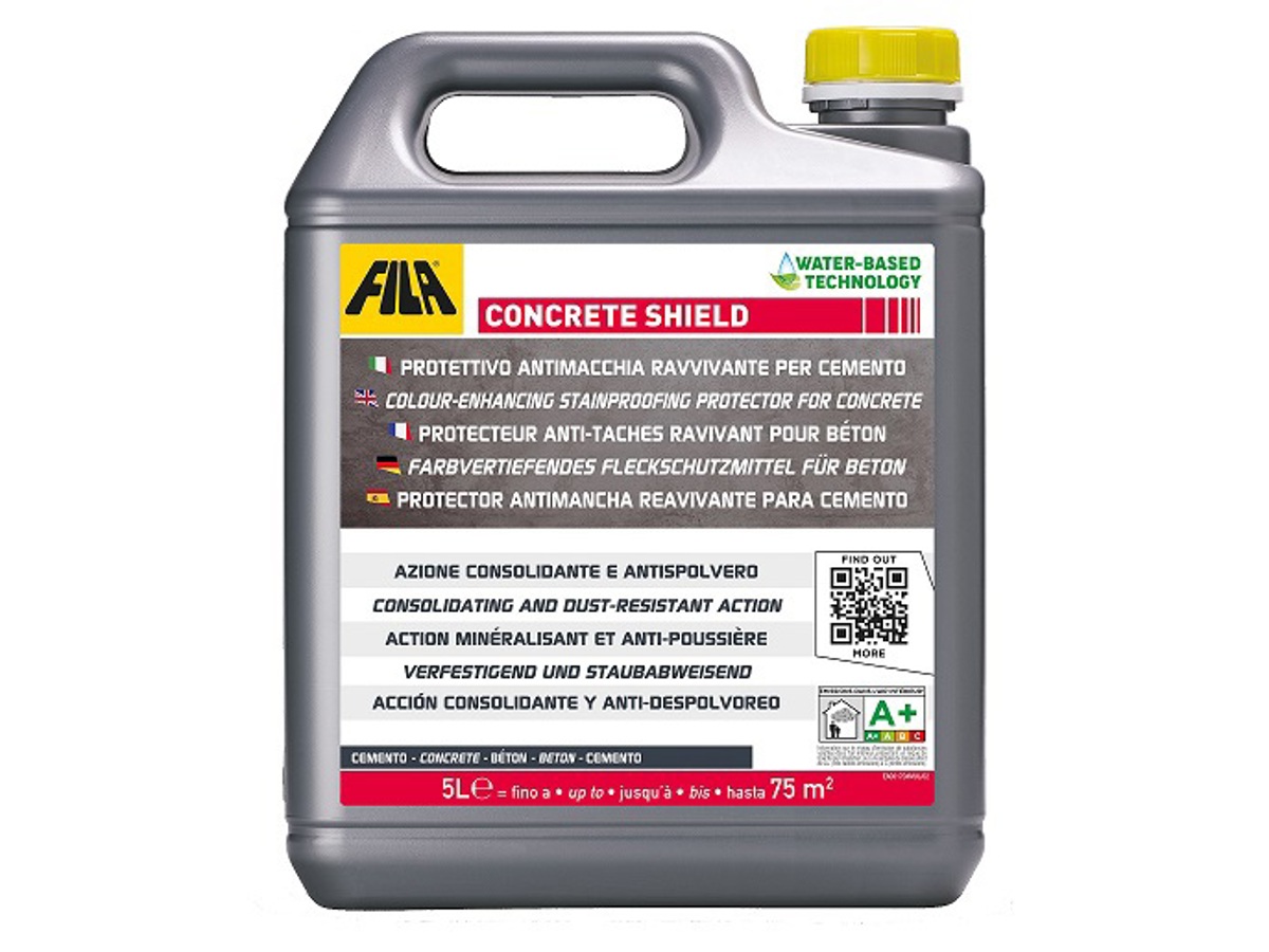 Protettivo antimacchia per cemento 5 L - Concrete Shield - Fila | Vanzo ...