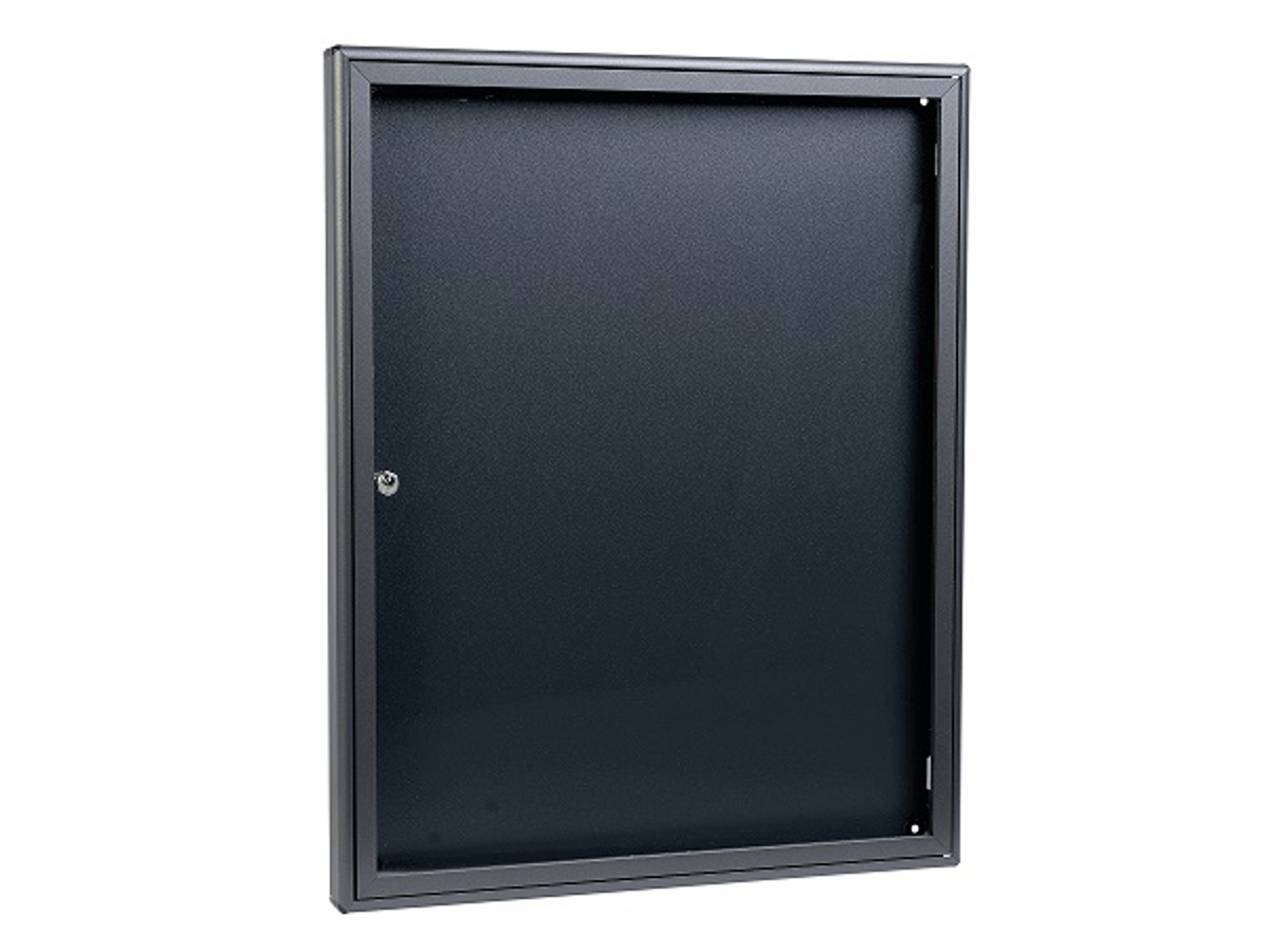 Bacheca porta avvisi SB1 formato DIN A2 alluminio raggrinzito grigio ...