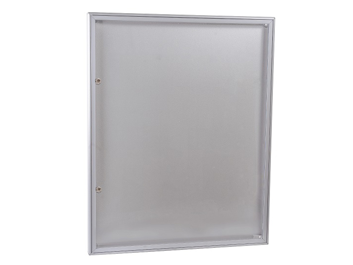 Bacheca porta avvisi 80x100 cm. in alluminio silver - Silmec | Vanzo ...