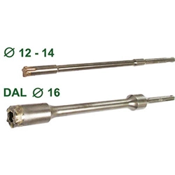 vendita online Punte per martelli a percussione attacco sds-plus per armature Punte per muri - Corone roditrici per muri - Attacchi ratio Sicutool