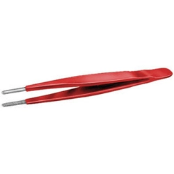 vendita online Pinzette per elettronica in pvc diritte arrotondate Pinze Per Elettronica e Meccanica Fine Sicutool