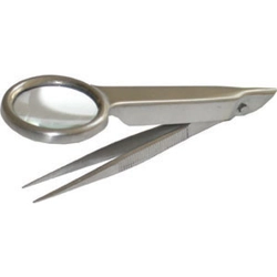 vendita online Pinzette in acciaio inox con lente Pinze Per Elettronica e Meccanica Fine Sicutool