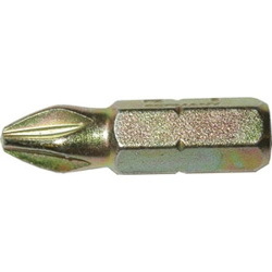 vendita online Bits con att. esagonale 1/4 din 3126 c 6,3 per avvitatori e trapani taglio a croce pozidriv Bits - Inserti Witte