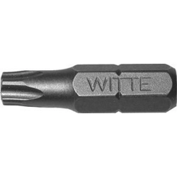 vendita online Bits con att. esagonale 1/4 din 3126 c 6,3 per avvitatori e trapani a stella a 5 punte tamper star Bits - Inserti Witte
