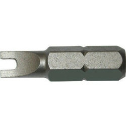 vendita online Bits con att. esagonale 1/4 din 3126 c 6,3 per avvitatori e trapani tipo con impronta a 2 fori Bits - Inserti Sicutool