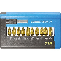 vendita online Bits attacco 1/4" din 3126 c 6,3 in combit-box in assortimento Bits - Inserti Witte