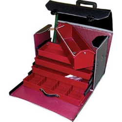 vendita online Borse portautensili tipo a valigia con maniglia ergonomica e cassettiera con 4 cassetti Borse e Zaini porta attrezzi Sicutool