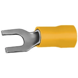 vendita online Terminali isolati (cf.50pz.) tipo a forcella giallo per cavi da mmq 4-6 Pinze Per Connettori - Pinze Per Capicorda - Pinze Per Manicotti - Pinze Per Terminali - Terminali E Capicorda Sicutool