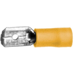 vendita online Terminali isolatitipo lamellare maschio giallo per cavi da mmq 4-6 Pinze Per Connettori - Pinze Per Capicorda - Pinze Per Manicotti - Pinze Per Terminali - Terminali E Capicorda Sicutool