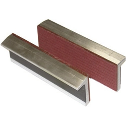 vendita online Ganasce magnetiche speciali per morse con rivestimento in fibra laminata liscia Accessori morse e morsetti Sicutool