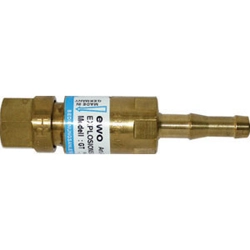 vendita online Valvole di sicurezza per ossigeno attacchi portagomma/femmina mm 6/g 1/4 Utensili e accessori per saldatura a gas Ewo