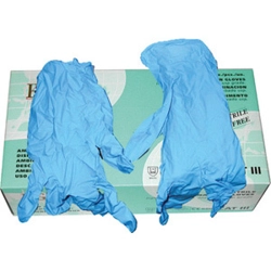 vendita online Guanti di protezione in nitrile, trattato con polvere anti-sudore; taglia l Guanti, protezione mani e braccia Sicutool