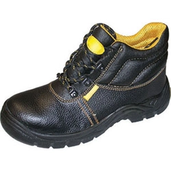 vendita online Calzature di protezione categoria di sucurezza s 3, tipo alto, in pelle nera e suola resistente all'abrasione Scarpe da lavoro Sicutool