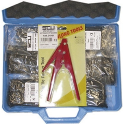 vendita online Fascette di cablaggio in nylon in assortimento colore nero Fascette Sicutool