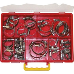 vendita online Fascette stringitubi a vite in assortimento 17 pz. Fascette Sicutool