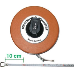 vendita online Rotelle metriche nastro acciaio largh. nastro mm 10; divisione in mm Strumenti Di Misura E Controllo - Calibri - Micrometri - Contafiletti - Spessimetri - Goniometri - Nastri, Righe, Flessometri, Aste, Rotelle Metriche - Squadre - Truschini Richter