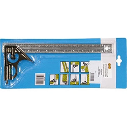vendita online Squadre combinate tipo standard Strumenti Di Misura E Controllo - Calibri - Micrometri - Contafiletti - Spessimetri - Goniometri - Nastri, Righe, Flessometri, Aste, Rotelle Metriche - Squadre - Truschini Sicutool