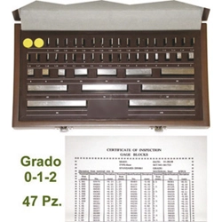 vendita online Blocchetti di riscontro in assortimento precisione 2 Strumenti Di Misura E Controllo - Calibri - Micrometri - Contafiletti - Spessimetri - Goniometri - Nastri, Righe, Flessometri, Aste, Rotelle Metriche - Squadre - Truschini Mib