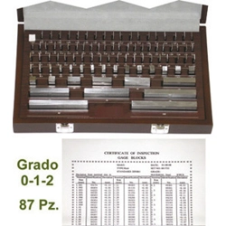 vendita online Blocchetti di riscontro in assortimento precisione 2 Strumenti Di Misura E Controllo - Calibri - Micrometri - Contafiletti - Spessimetri - Goniometri - Nastri, Righe, Flessometri, Aste, Rotelle Metriche - Squadre - Truschini Mib