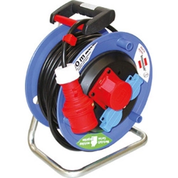vendita online Avvolgicavi tipo pesante industriale, in speciale plastica infrangibile; completo di cavo Avvolgicavi Sicutool