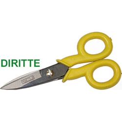 vendita online Forbici diritte per elettricisti qualita' extra-lame fresate Forbici e coltelli Sicutool