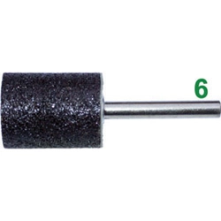 vendita online Mole abrasive rotative attacco ø mm 6; in normalkorund; qualità: ao-inox - durezza i forma a disco Mole A Disco E A Tazza Erzett
