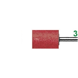 vendita online Mole abrasive con supporto in gomma tenera attacco ø mm 3, lungh. mm 30; grana 120 Mole A Disco E A Tazza Erzett